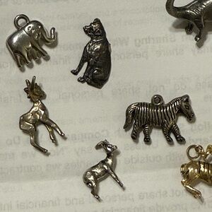 Lot of animal charms